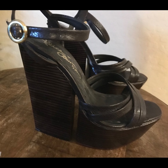 Alice and Olivia platform chunky heel wedge - Picture 5 of 8